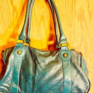 F21 Ostrich Feather Crossbody Bag